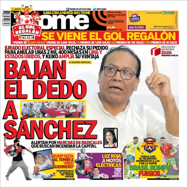 Portada de Trome