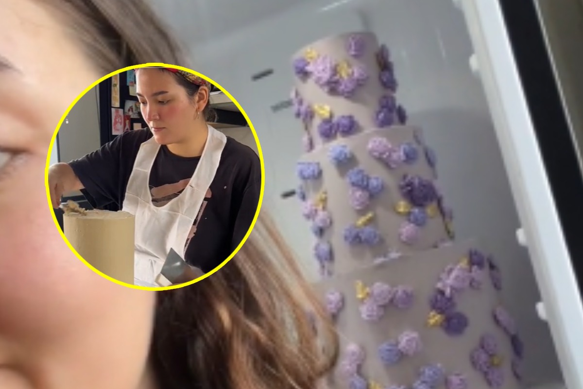 HISTORIA VIRAL | La joven se mostró preocupada por no saber a quién vender el enorme pastel. (Foto: @pralinecakeshop)