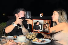 Shirley Arica y Mario Hart cenan juntos y se dicen qué les gusta del otro: “Brindemos por nosotros”