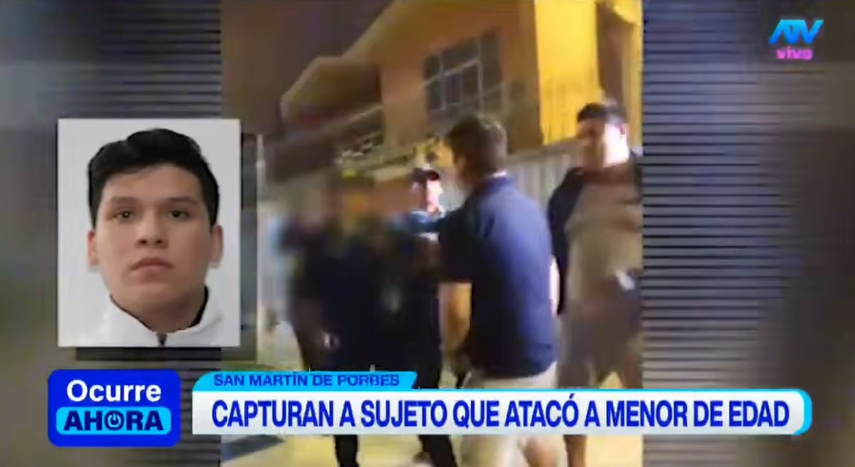 La policía detuvo al sujeto que cometió el tocamiento indebido en SMP y fue llevado a la comisaría.