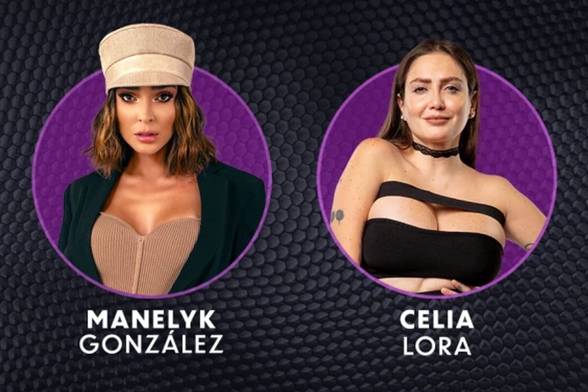 Manelyk y Celia en sentencia. Una de ellas abandona el programa (Foto: Telemundo)