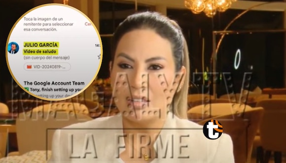 TROME - Pamela López acusa a abogado de Cueva de coordinar con delincuentes que la extorsionan