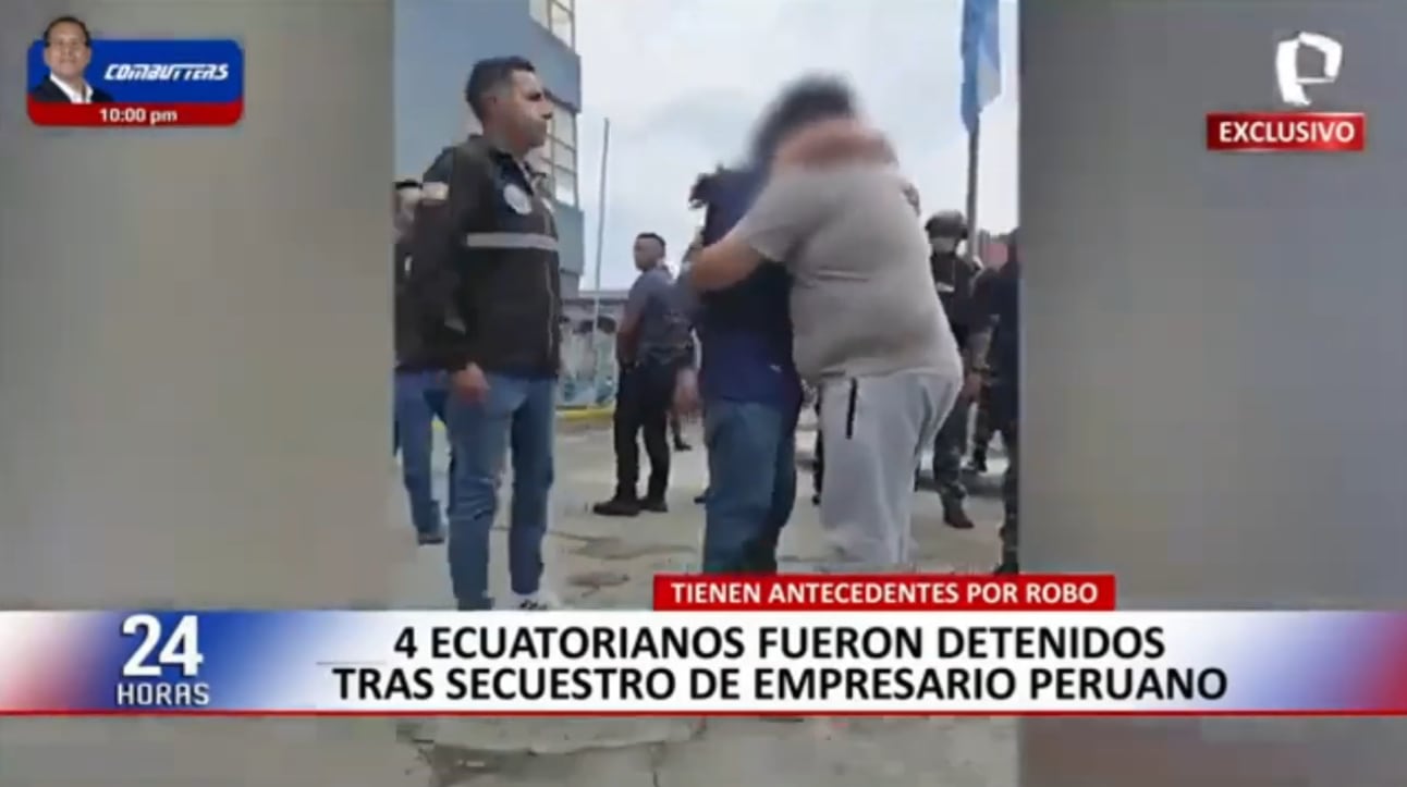 Empresario peruano que había sido secuestrado, logró reencontrarse con su familia.