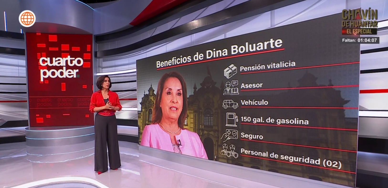 Todos los beneficios que recibiría la exmandataria, Dina Boluarte.
