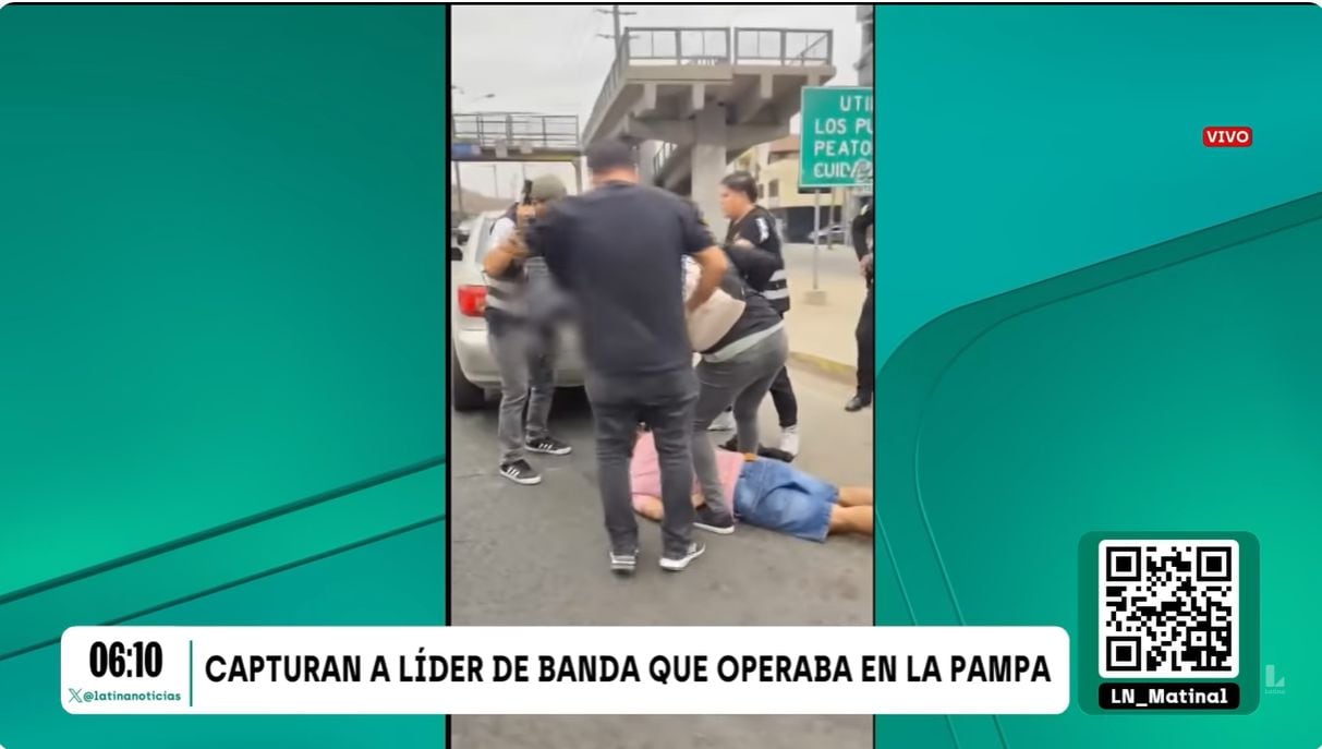 Alias 'Brayan' fue capturado cuando se trasladaba por el Callao. Foto: Latina