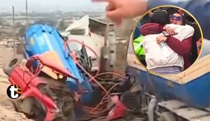 VMT: Extranjero muere trágicamente tras chocar cisterna con camión de cemento