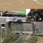 ¡Tragedia! Bus con músicos cae al río Mantaro y reportan al menos un muerto y 17 heridos