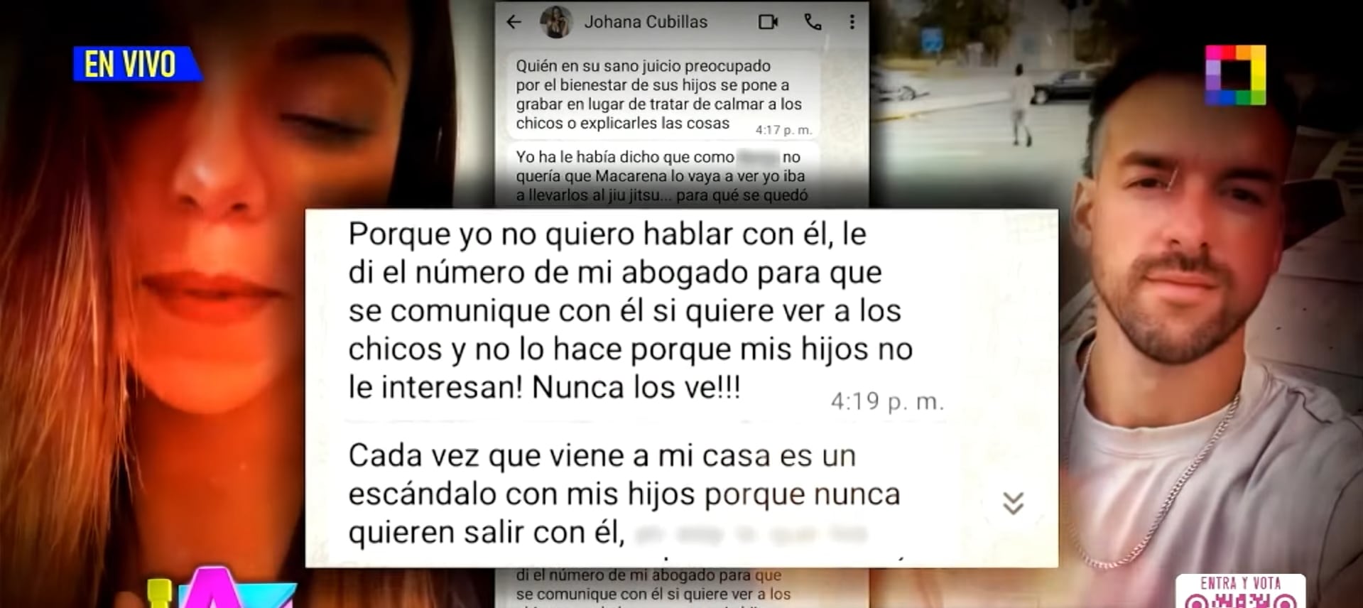 Influencer expone detalles de la pelea que tuvo con Juan Ichazo. (Fuente: Willax)