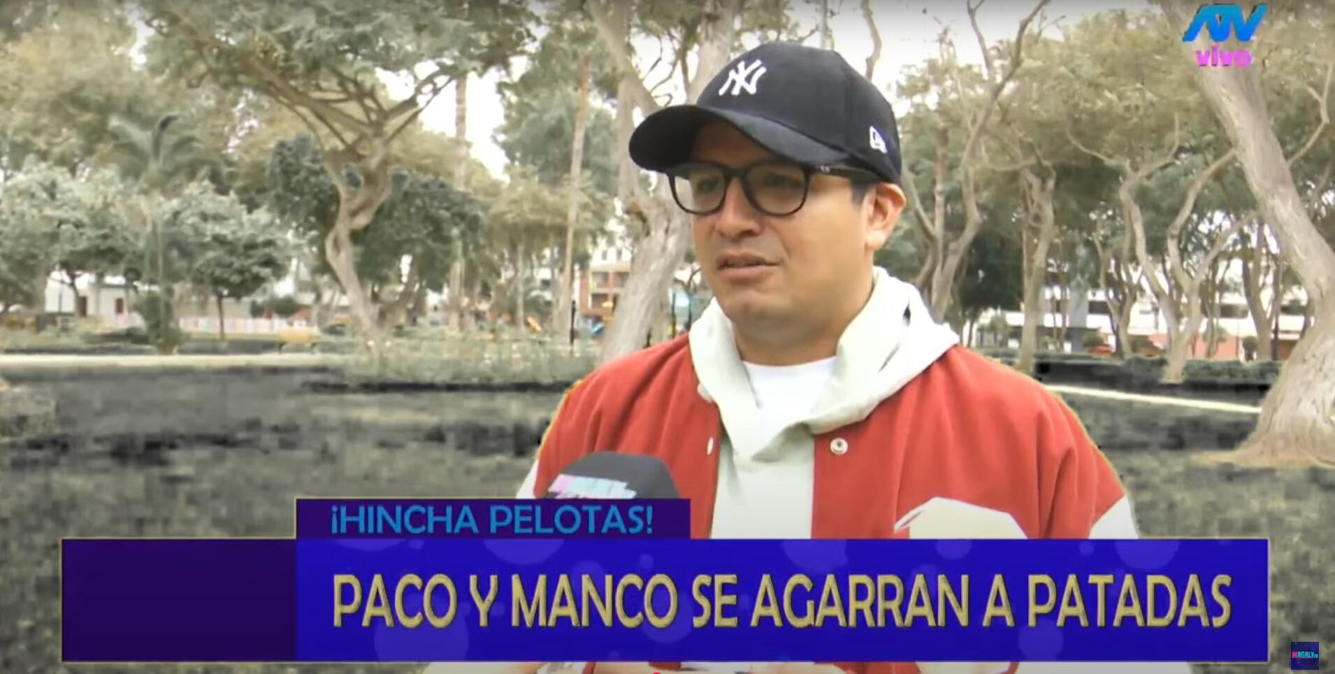 Exfutbolista aprovechó para responderle a Paco Bazán. (Fuente: Magaly TV: La Firme)