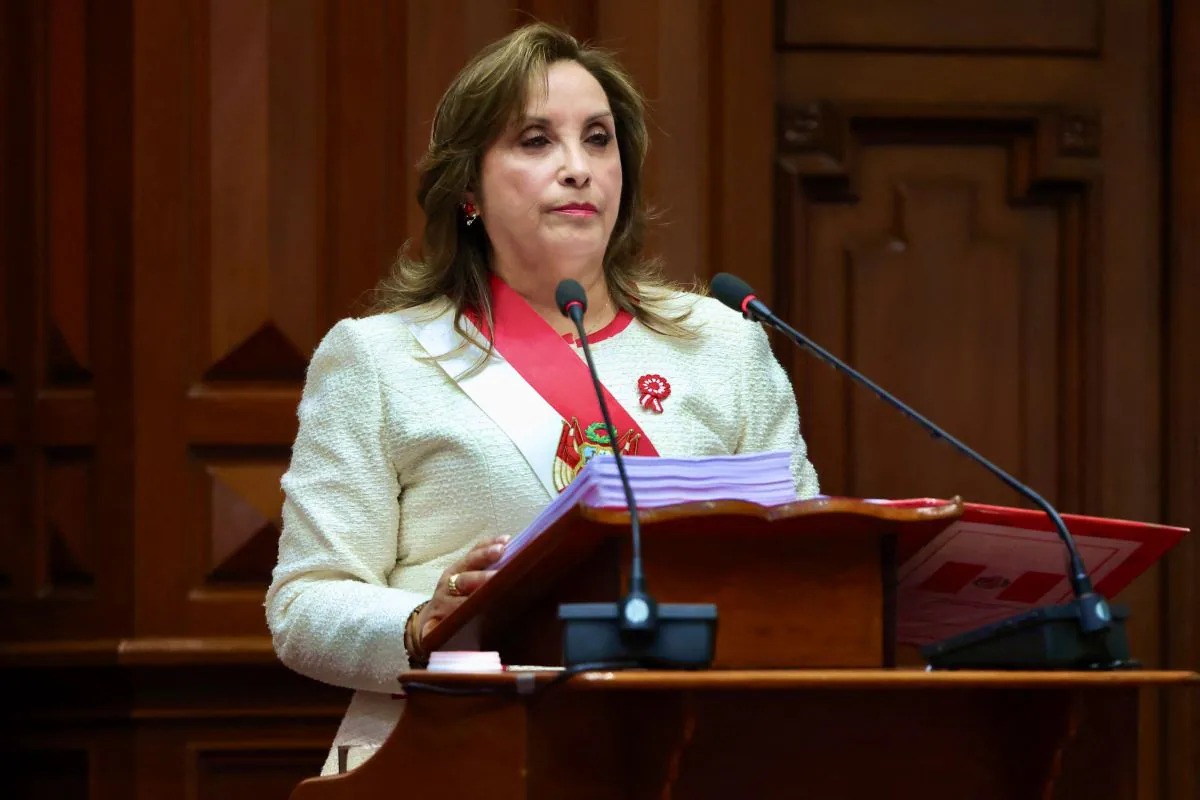 Dina Boluarte fue vacada como presidenta del Perú.