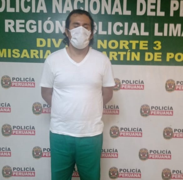 Fue la madre de la presunta víctima quien denunció a este enfermero ante las autoridades del hospital y la policía. (Foto: Policía Nacional)