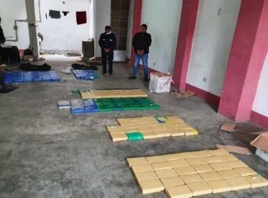 Dirandro incautó 230 kilos de clorhidrato de cocaína. (PNP)
