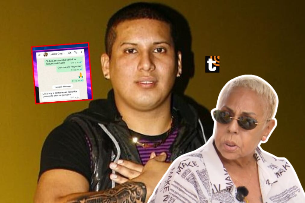 Luisito Caycho se burla tras denuncia de su ex Lucía de la Cruz en ‘Magaly TV La Firme’: “Voy a comprar mi canchita para verlo”