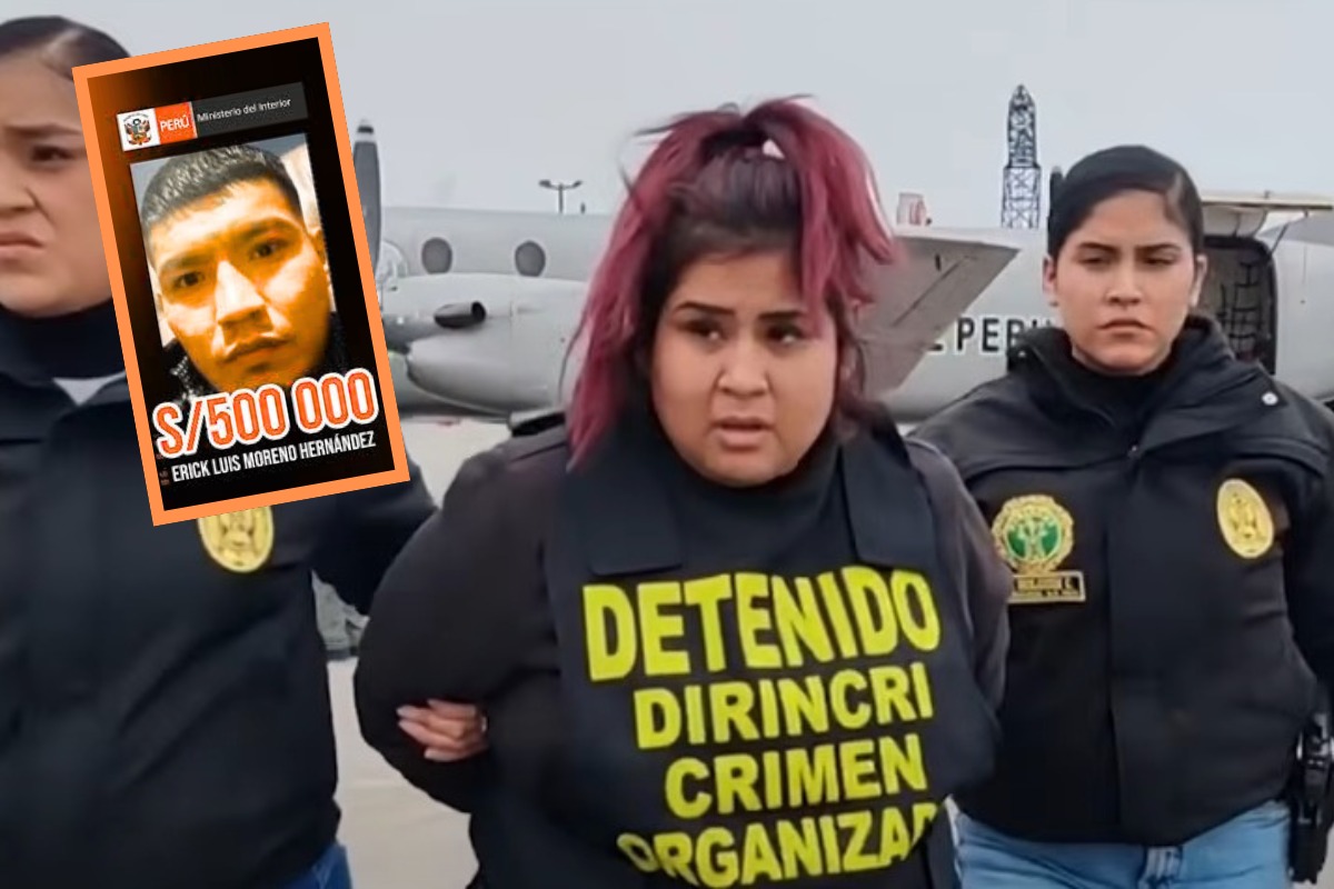 'La Patrona', pareja de Erick Hernández, 'El Monstruo', será encerrada en prisión. (PNP)