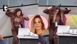 Ale Baigorria sufre aparatoso accidente durante charla: le cae pizarra en la cabeza y lo atribuye a las ‘malas vibras’