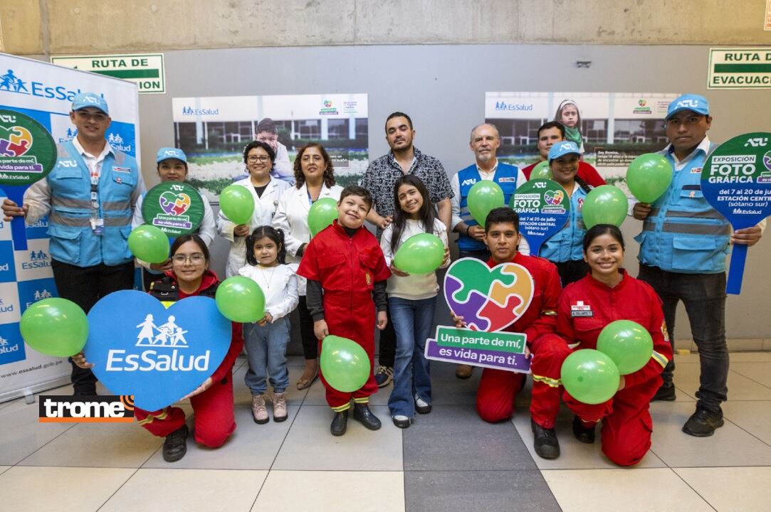 Muchos peruanos están en lista de espera de órganos y tejidos. Gran cruzada con niños para salvar vidas. (Isabel Medina / Foto: EsSalud / Compos. Trome).