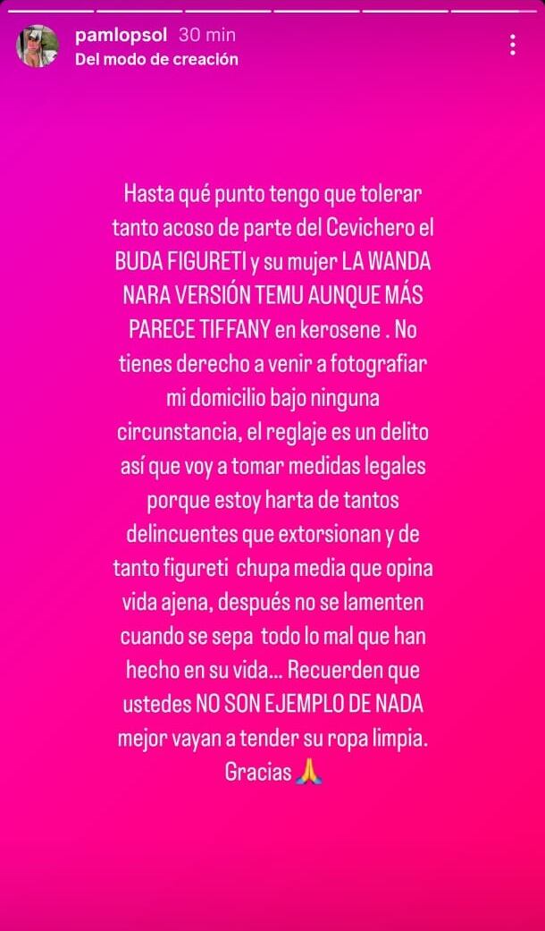 Pamela López asegura que Lucho Barrunto, amigo de Christian Cueva, tomó fotos a su domicilio.