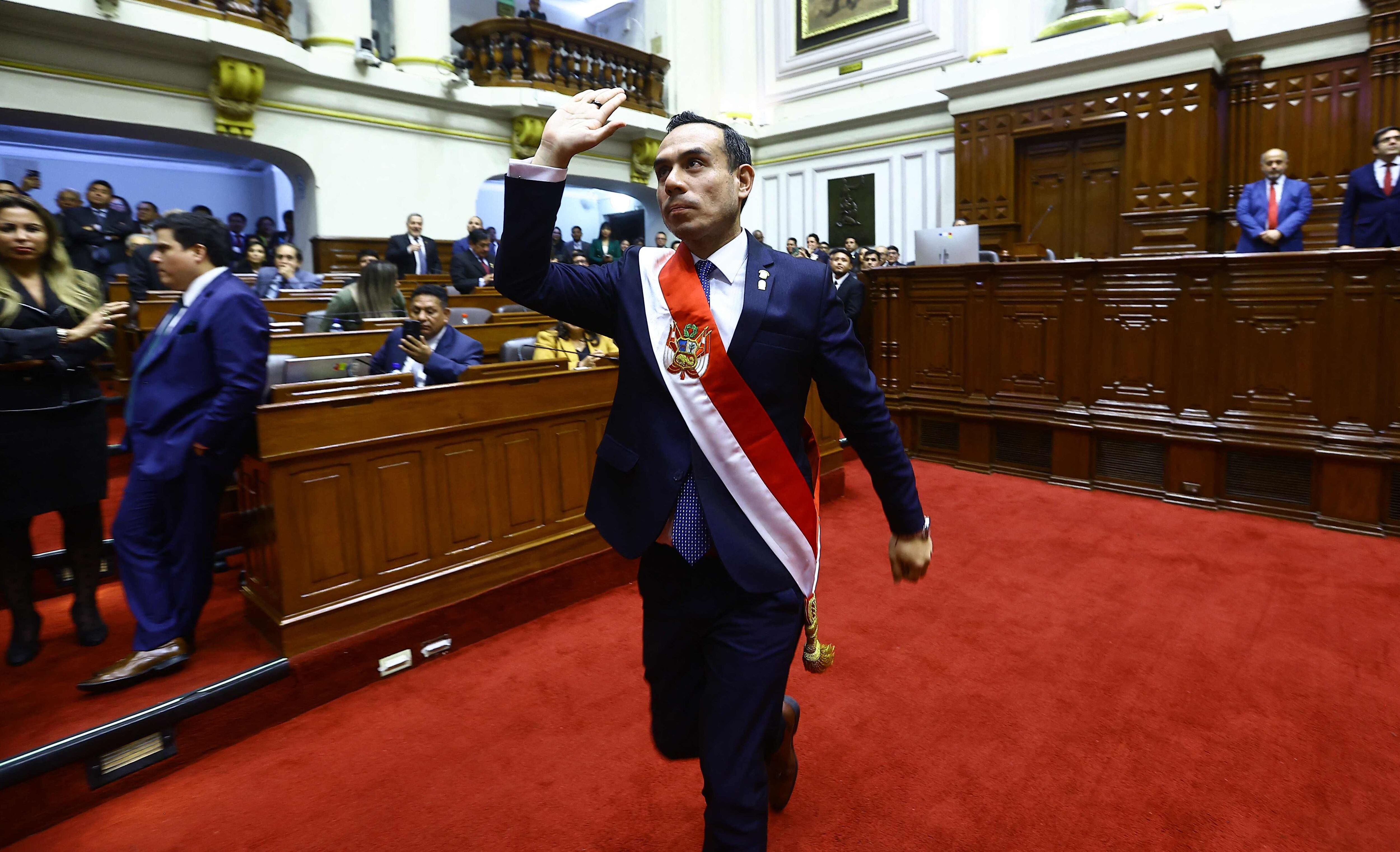 José Jerí fue designado por el Congreso como presidente de la República la madrugada del viernes 10 de octubre tras la vacancia de Dina Boluarte. (Foto: AFP)