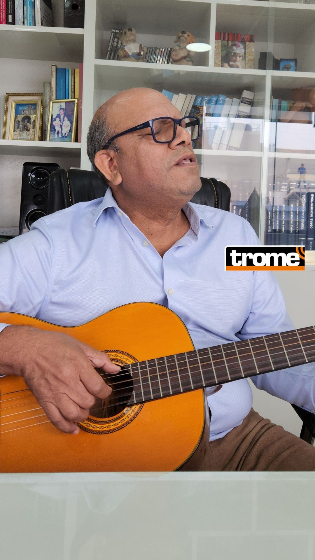 Estanis Mogollón abre su corazón para escribir su vida con Trome (Fotos: César Manayay)