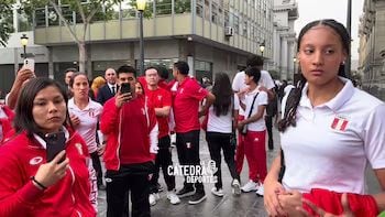 Los medallistas fueron impedidos de ingresar a Palacio. Foto: La Cátedra Deportes