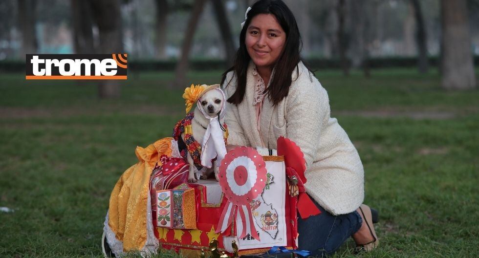 Kitty junto a su dueña Nikole. (Foto: Trome)