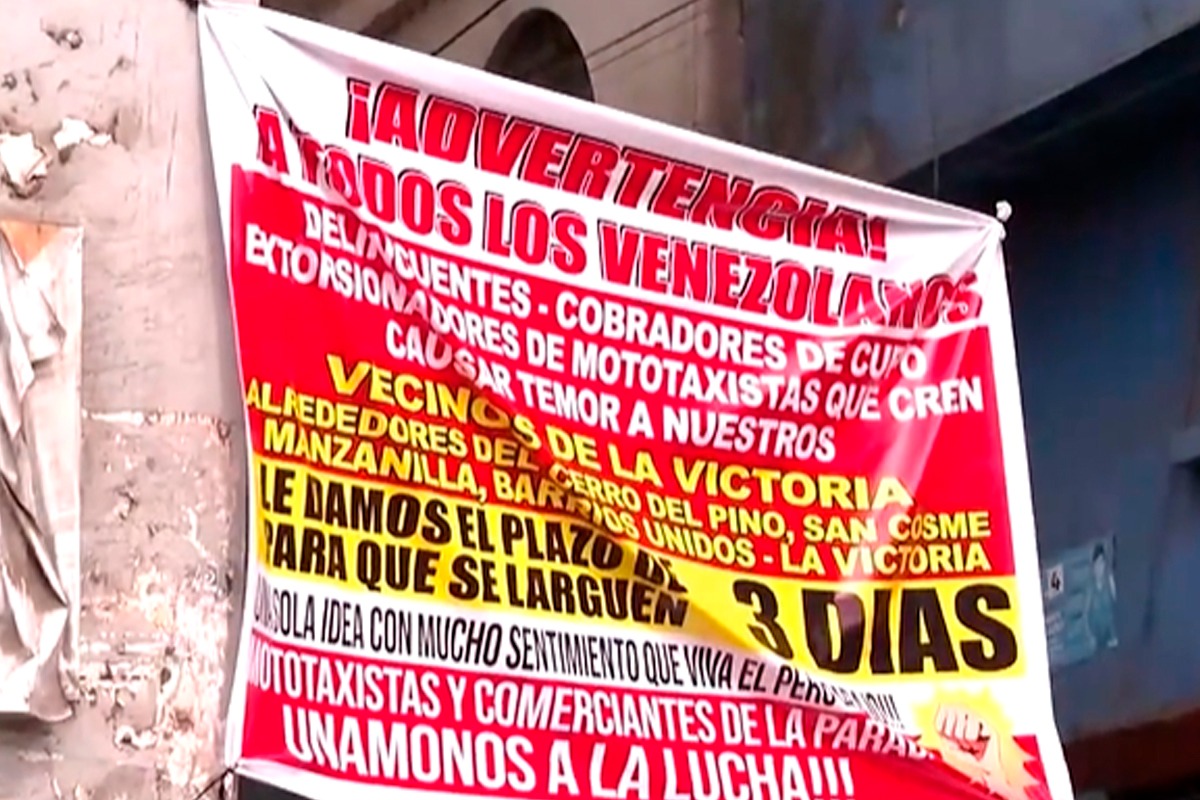 Mensajes amenazantes a extorsionadores.