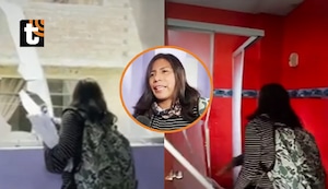 Mujer destroza casa que construyó en terreno de sus exsuegros en Huaycán: “Confié en ellos”