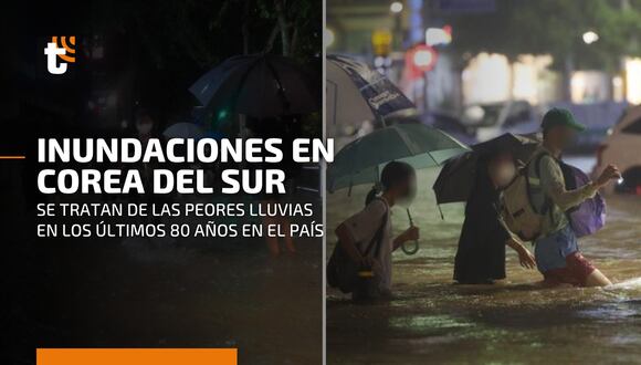 Inundaciones en Corea del Sur: lluvias históricas y trágicas dejan víctimas mortales