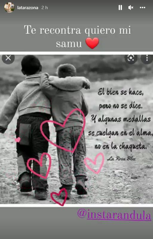 Karla Tarazona saluda a Samu por su aniversario y le manda misil a Janet Barboza