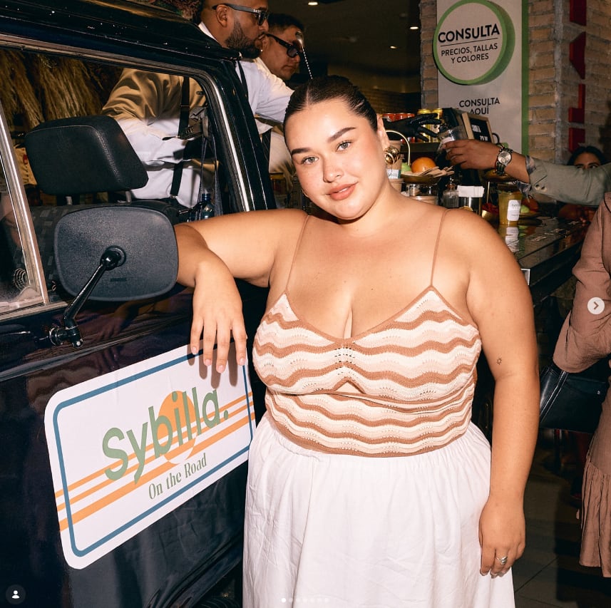 Daniela Regrat, la modelo plus size que la rompe con sus videos 'body positive' en TikTok. Foto: Instagram Daniela Regrat.