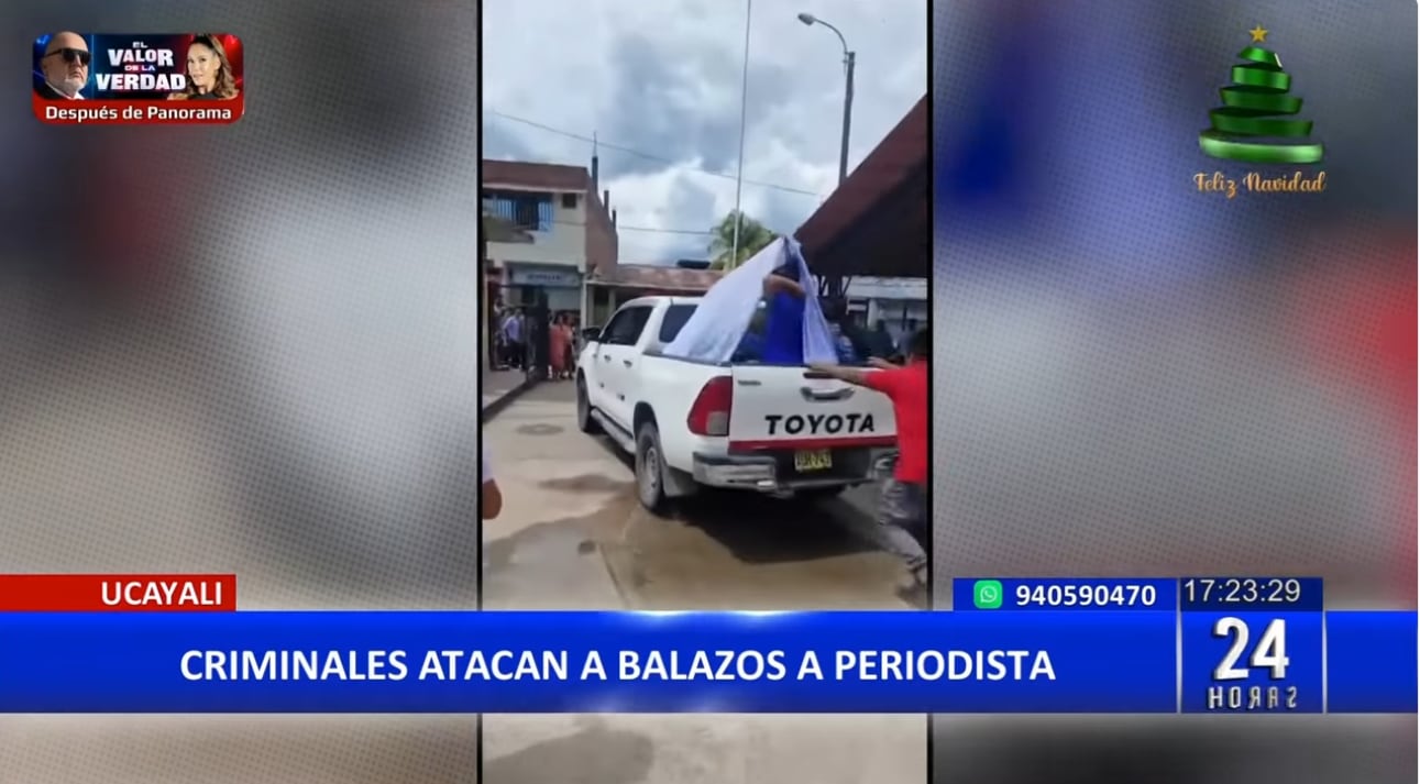 Periodista que fue agredido a balazos en Ucayali, fue trasladado de emergencia a Tingo María, donde fue operado.