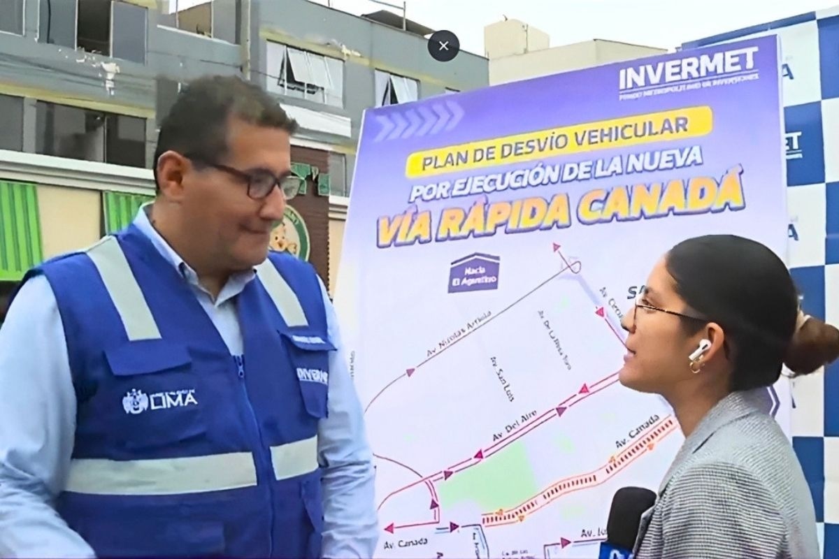 Este martes empieza el cierre de la avenida Canadá por obra que durará 11 meses (Foto: @canalN)