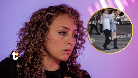 TROME - Sara Manrique sorprendida tras imágenes de su esposo con otra: “Me dijo que se iba a una cena navideña”