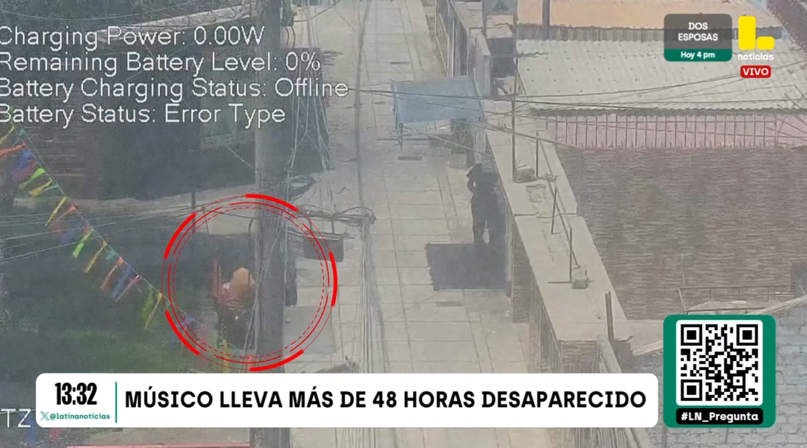 Cámaras de seguridad de Ventanilla captaron al músico en diferentes zonas del distrito antes de desaparecer. Su familia lo busca.