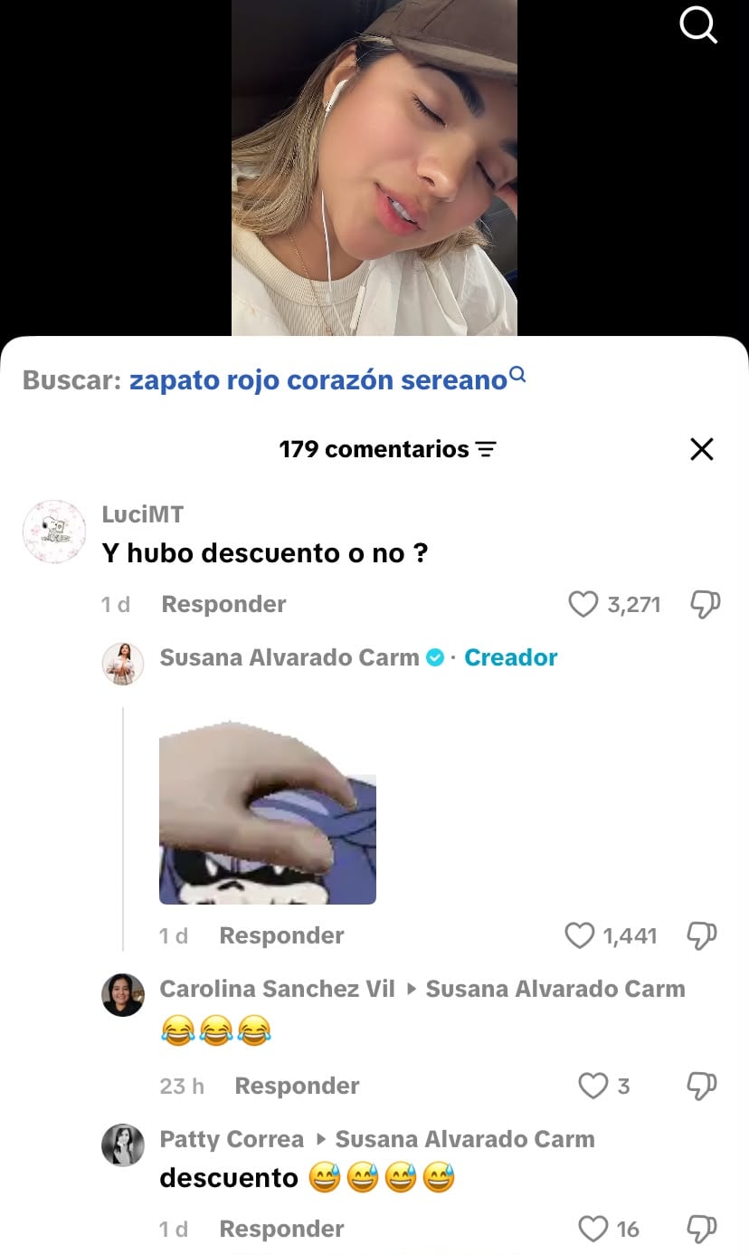 Usuarios le preguntan a Susana si le descontaran.