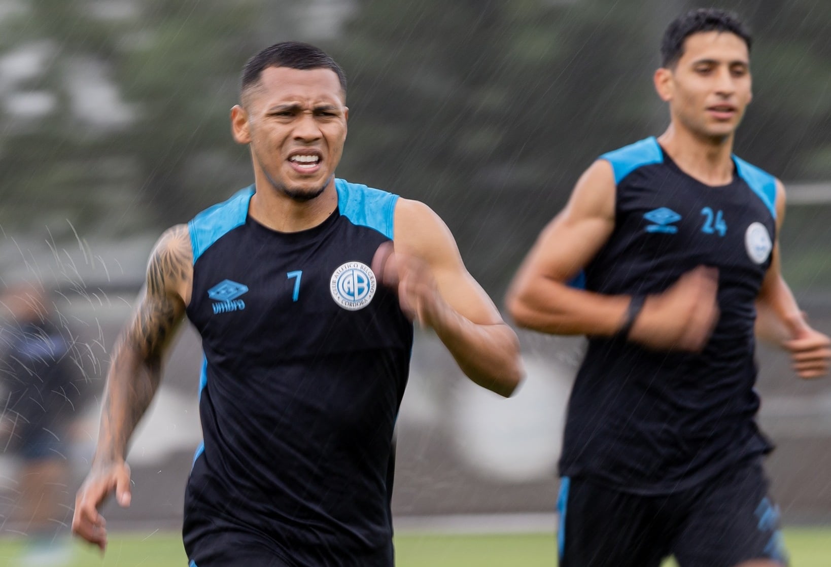 Bryan Reyna viene entrenando diferencia. (Foto: Belgrano)