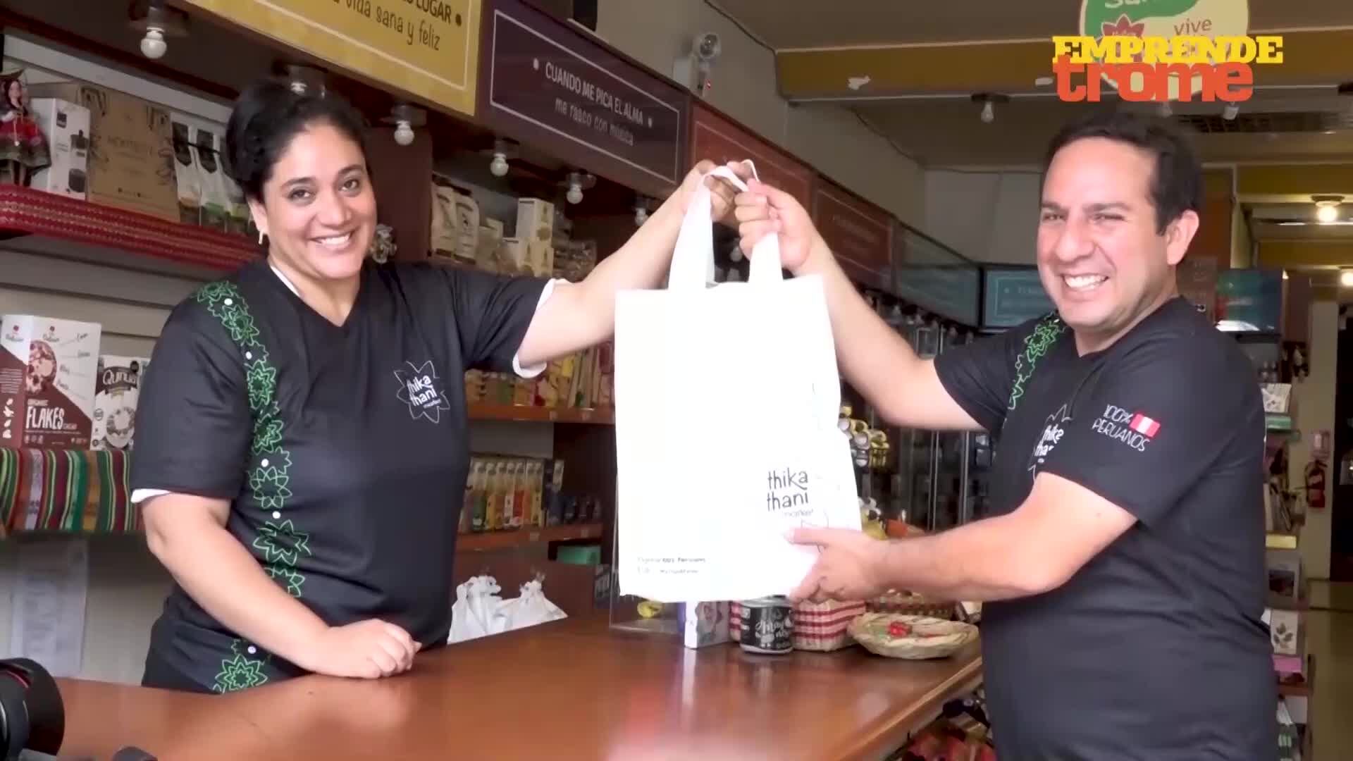 En las tiendas encontrarán una gran variedad de productos que van desde alimentos, cosmética natural, medicina natural, cafés de varias regiones del país, entre otros. Foto: Trome.