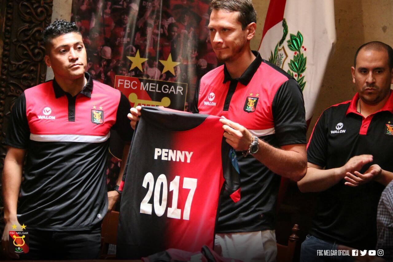 Diego Penny con la camiseta de Melgar. (Foto: Facebook)