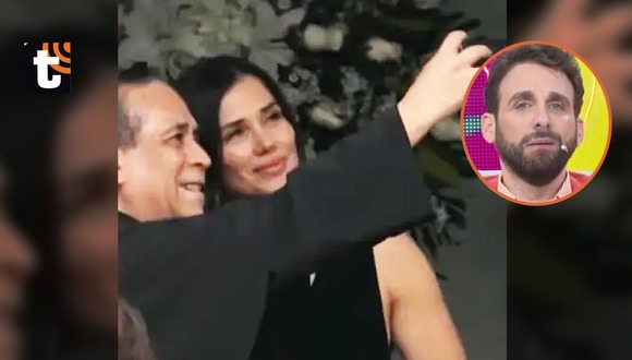 TROME - Presunto cura le pide selfie a Maju durante el velorio de su madre