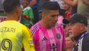 Luis Suárez escupe a colaborador del Seattle Sounders tras derrota del Inter Miami por la final de la Leagues Cup | VIDEO