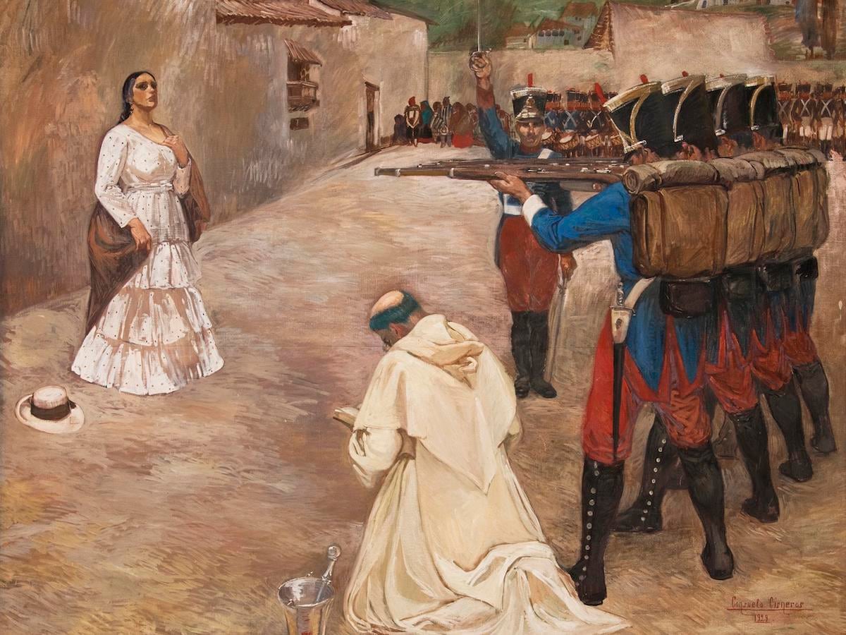 Fue fusilada el 11 de mayo de 1822. Foto: Internet.