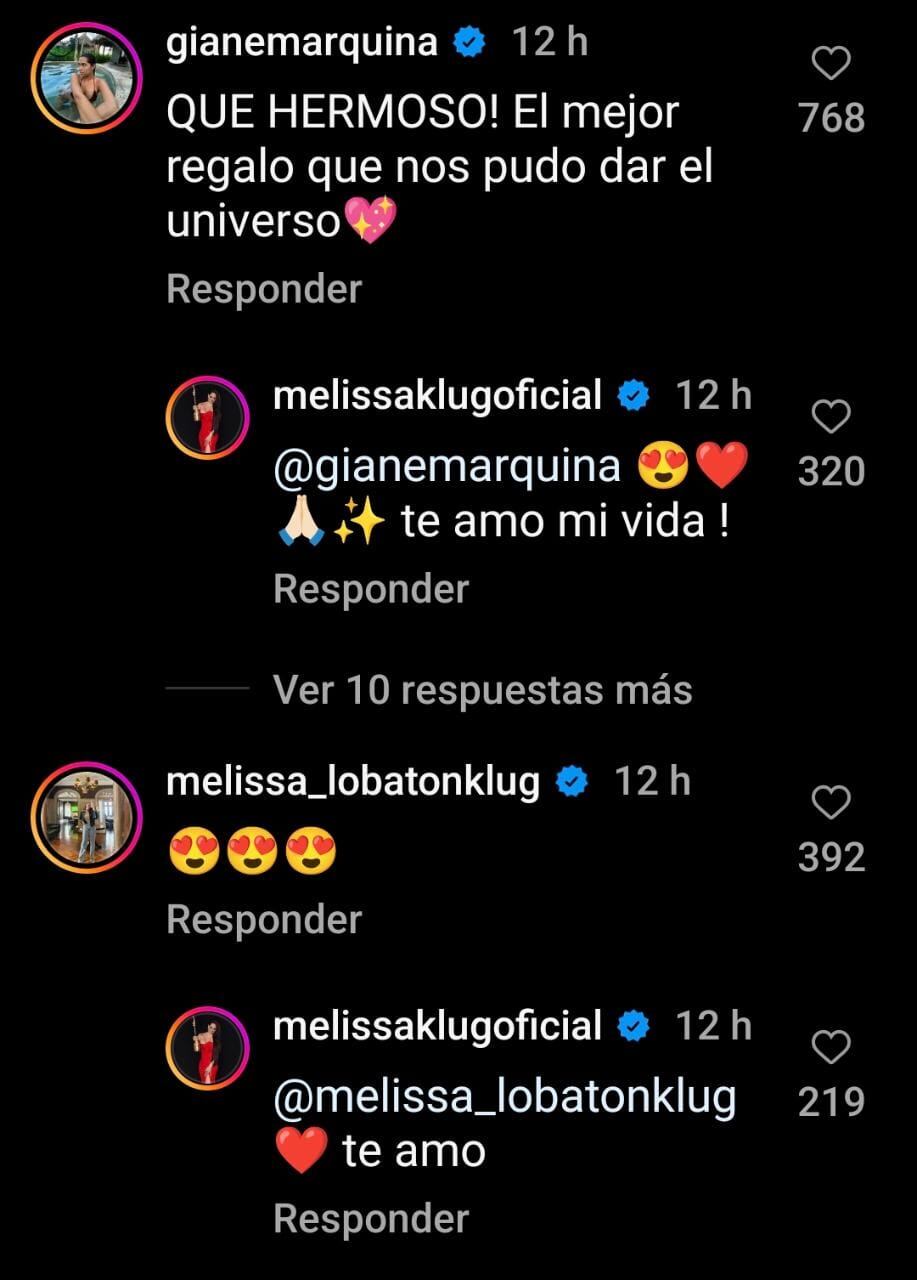 Melissa Klug anuncia su embarazo en Instagram y sus hijas la felicitan. (Foto: @melissaklugoficial).