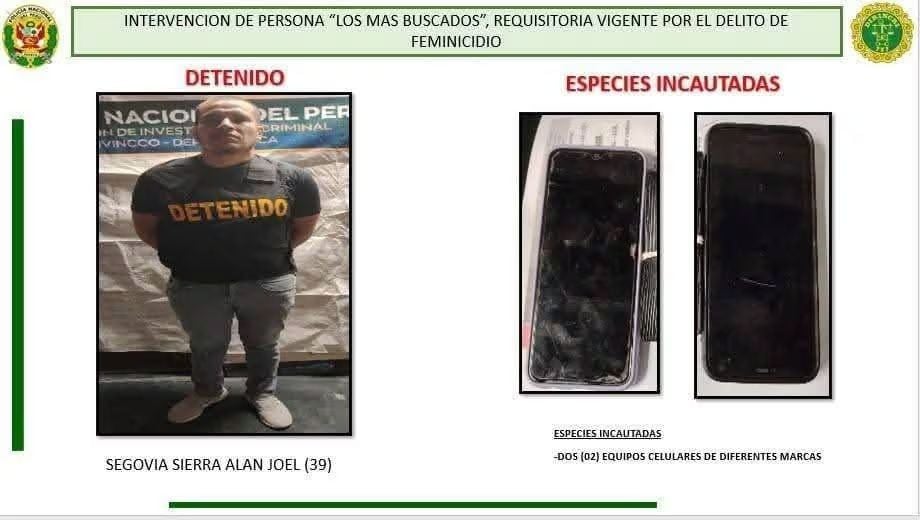 Alan Joel Segovia Sierra fue finalmente capturado cuatro años después del crimen.