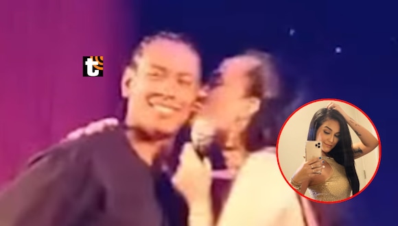 TROME - Daniela Darcourt ‘coquetea’ a su ex Waldir Felipa, le da beso y le hace inesperada propuesta: ¿Qué le dijo?