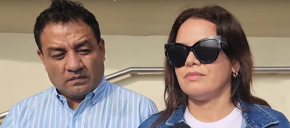 Flor Polo acudió a la Dirincri con su abogado. Foto: América hoy