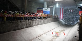 Tuneladora Delia llegó hasta la Estación San Marcos. (Andina)