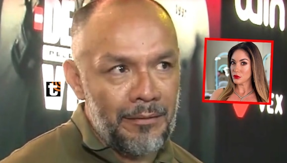 Jackson Mora y su frío saludo a su esposa Tilsa Lozano