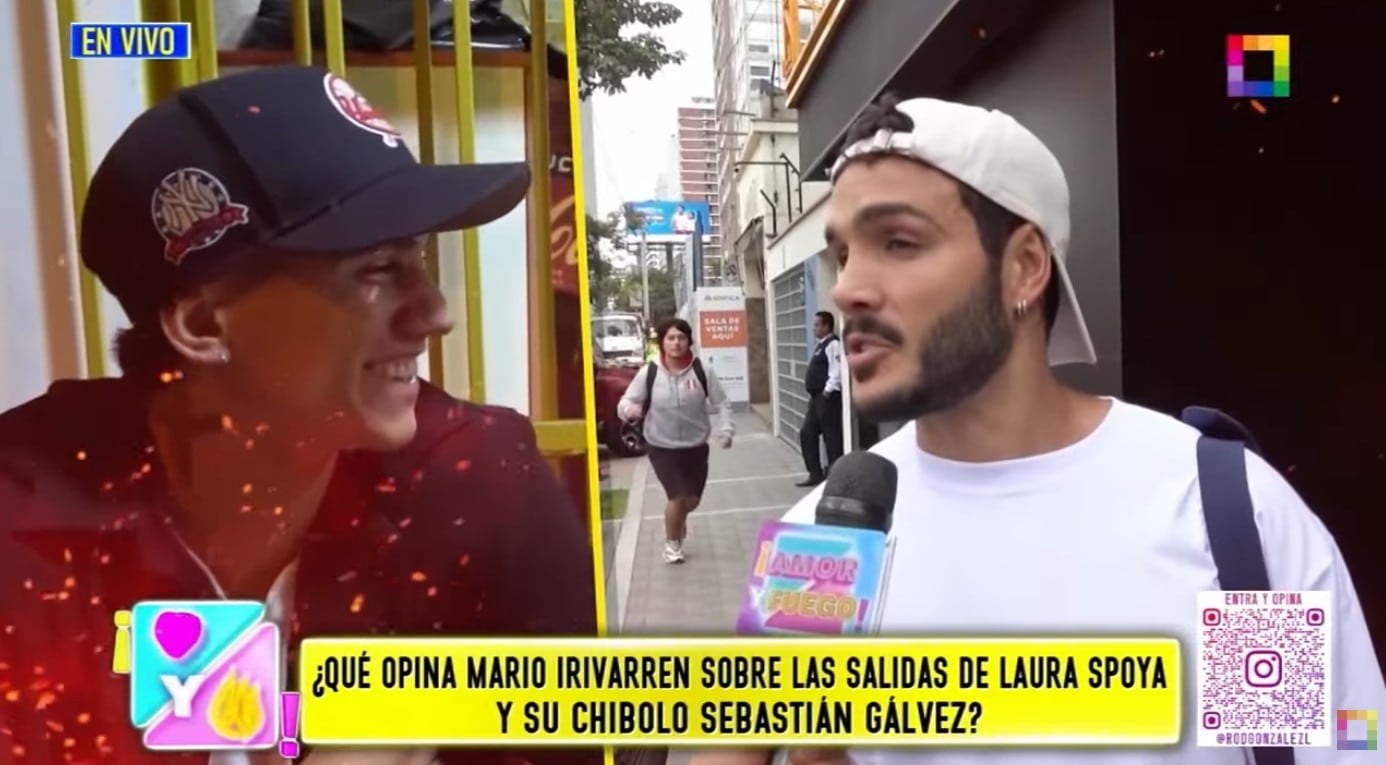 Mario Irivarren dedica elogios al 'chibolo' de Laura Spoya.