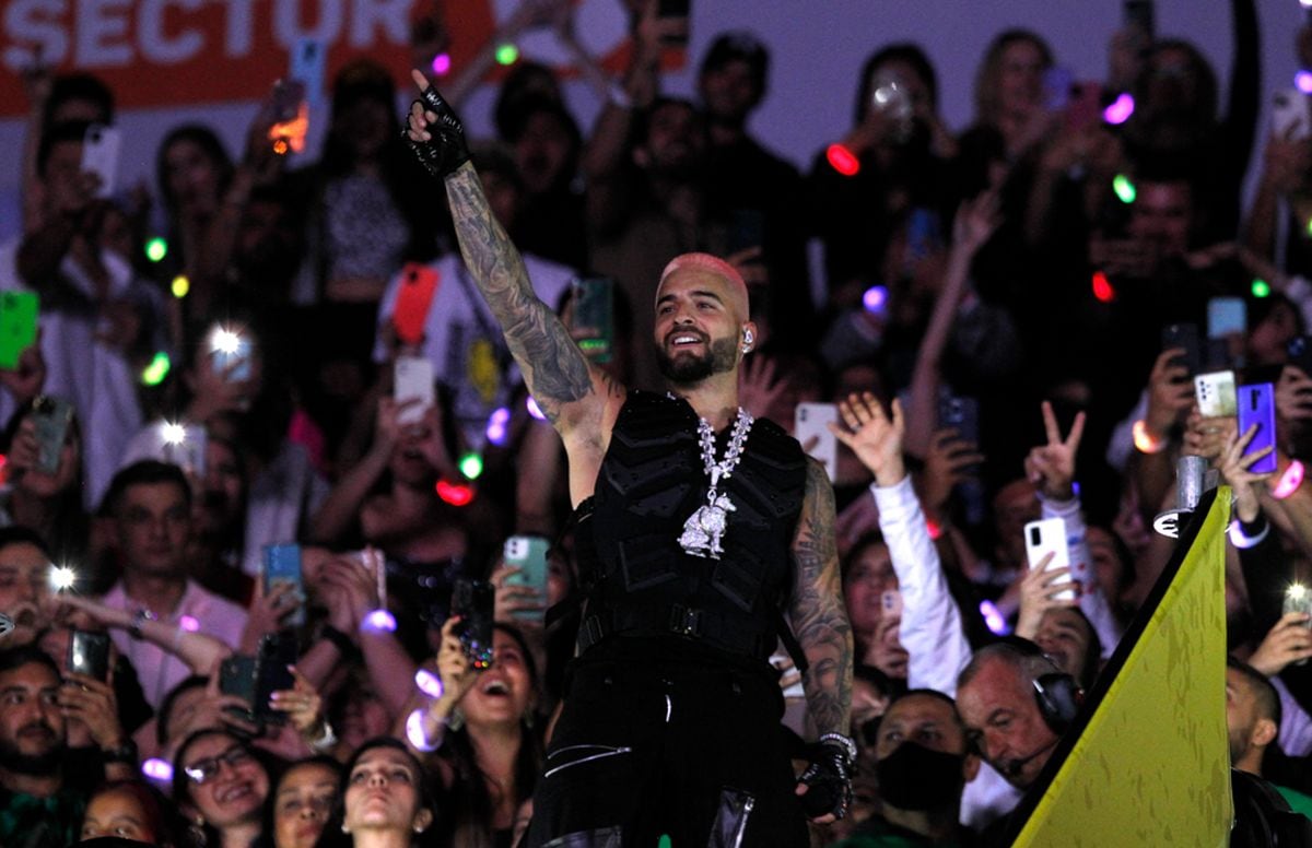 El cantante colombiano Maluma ofrecerá un esperado concierto en Lima el viernes 23 de septiembre en el Jockey Club | Foto: (Fredy BUILES / AFP)