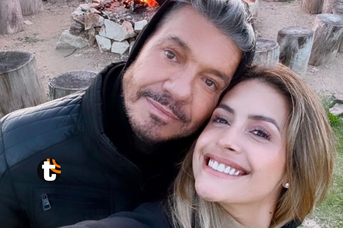 Marcelo Tinelli y Milett Figueroa